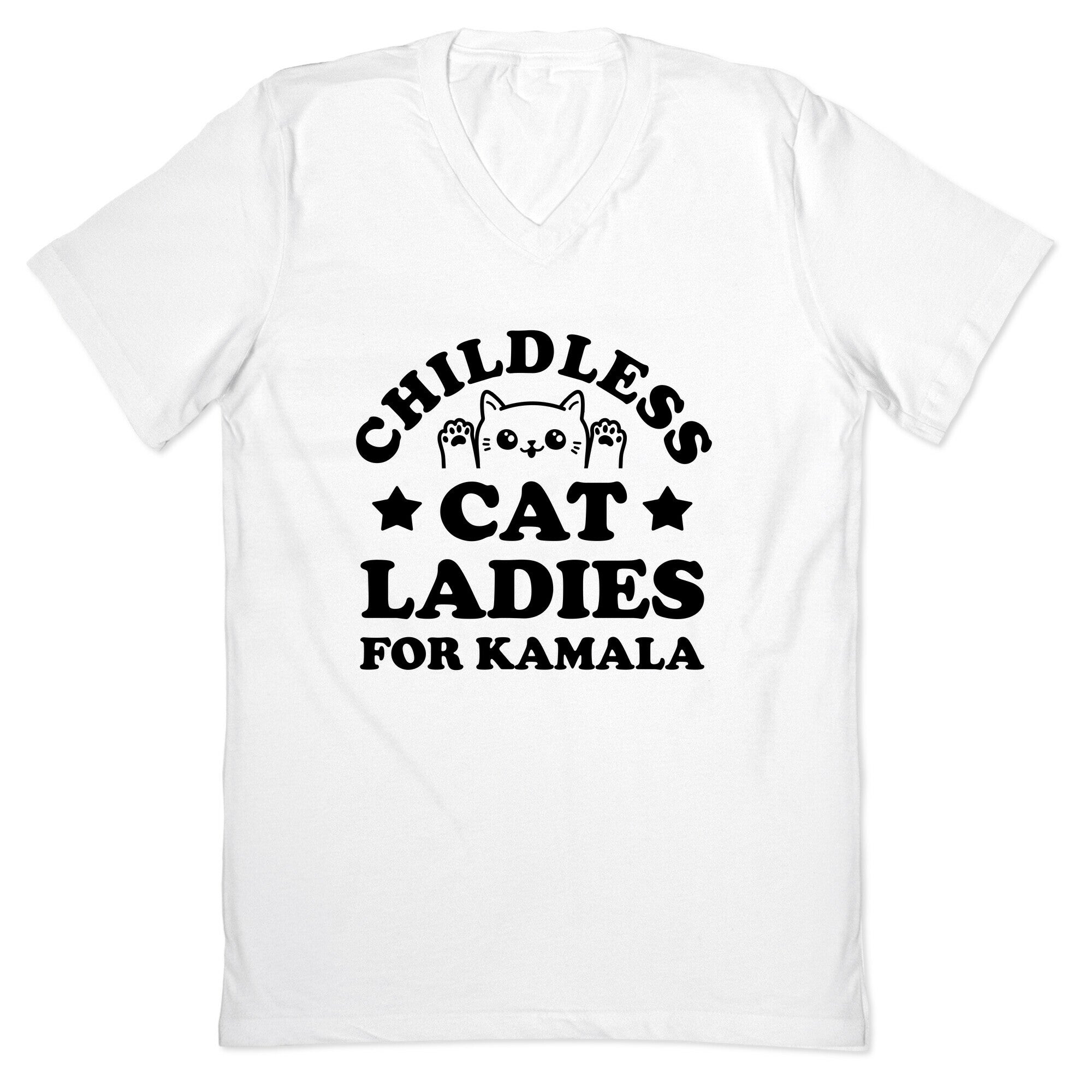 Childless Cat Ladies for Kamala V-Neck